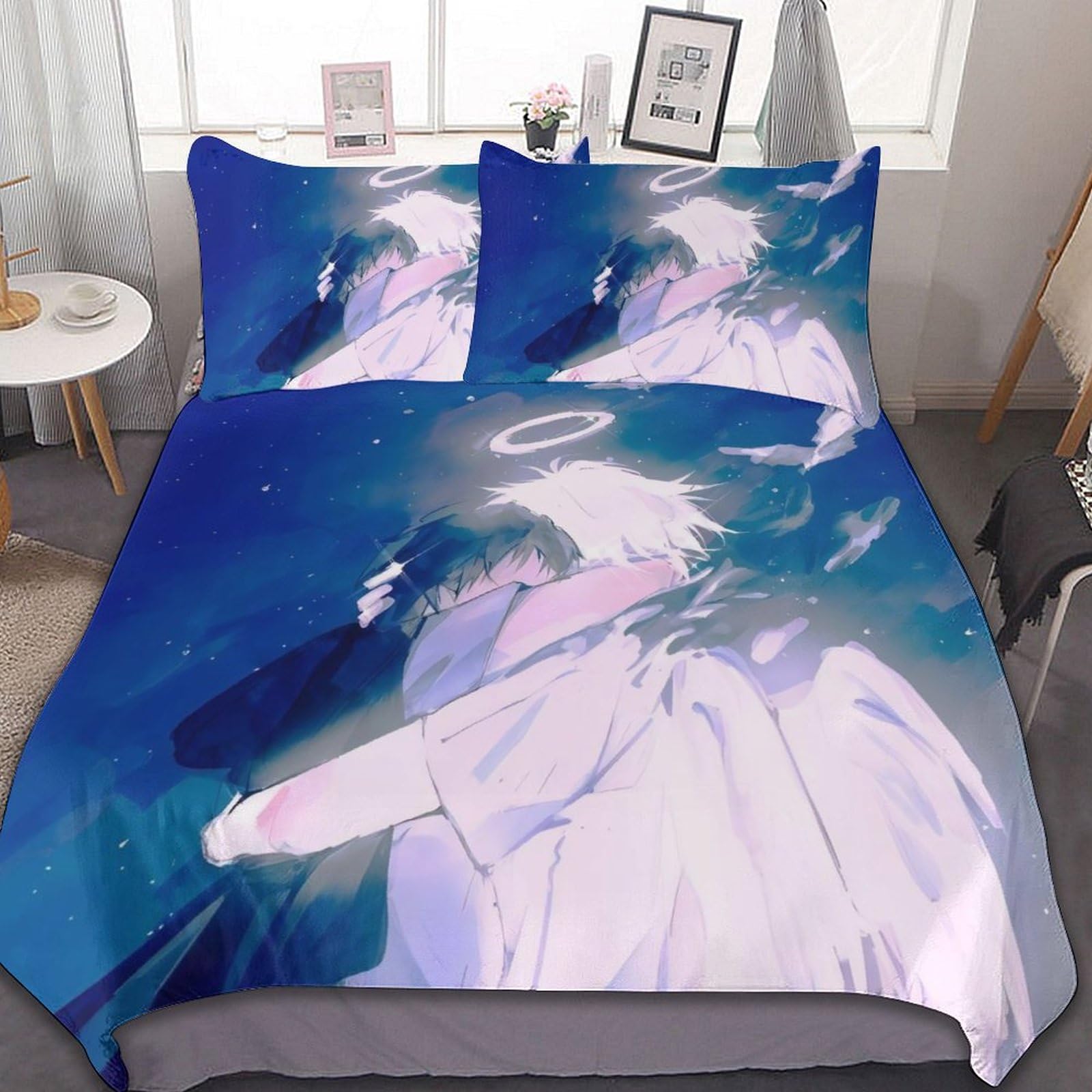 Amazon.co.jp: 渚カヲル (1)寝具 3ピース ンベッドスプレッド 掛け布団