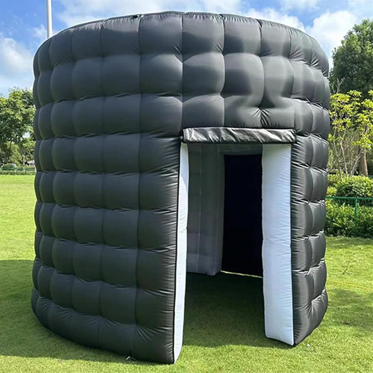 Foto Gonfiabile Rotante a 360° Booth, 10 Piedi Rotondo Gonfiabile LED 360 Photo Booth Enclosure con Soffiatore, 16 Colori Portatile Photo Booth Tenda per Feste di Matrimonio Evento dal Vivo
