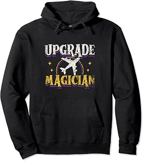 Upgrade Magician Airport Airline Profession Gate Agent Pullover Hoodie