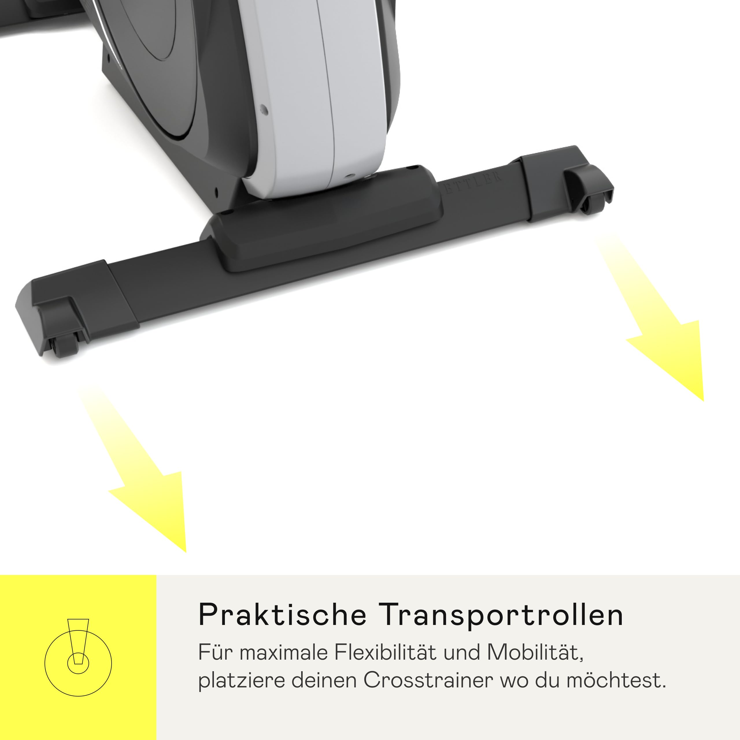 KETTLER Crosstrainer Elipso P, Ellipsentrainer mit 18 kg Schwungmasse, 16 Widerstandsstufen, LCD Display, 130 kg Maximalgewicht