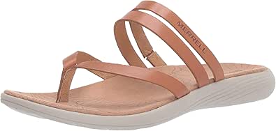 Amazon.com | Merrell Women's Duskair Seaway Post Leather Slipper, Natural TAN, 09.0 M US | Sport