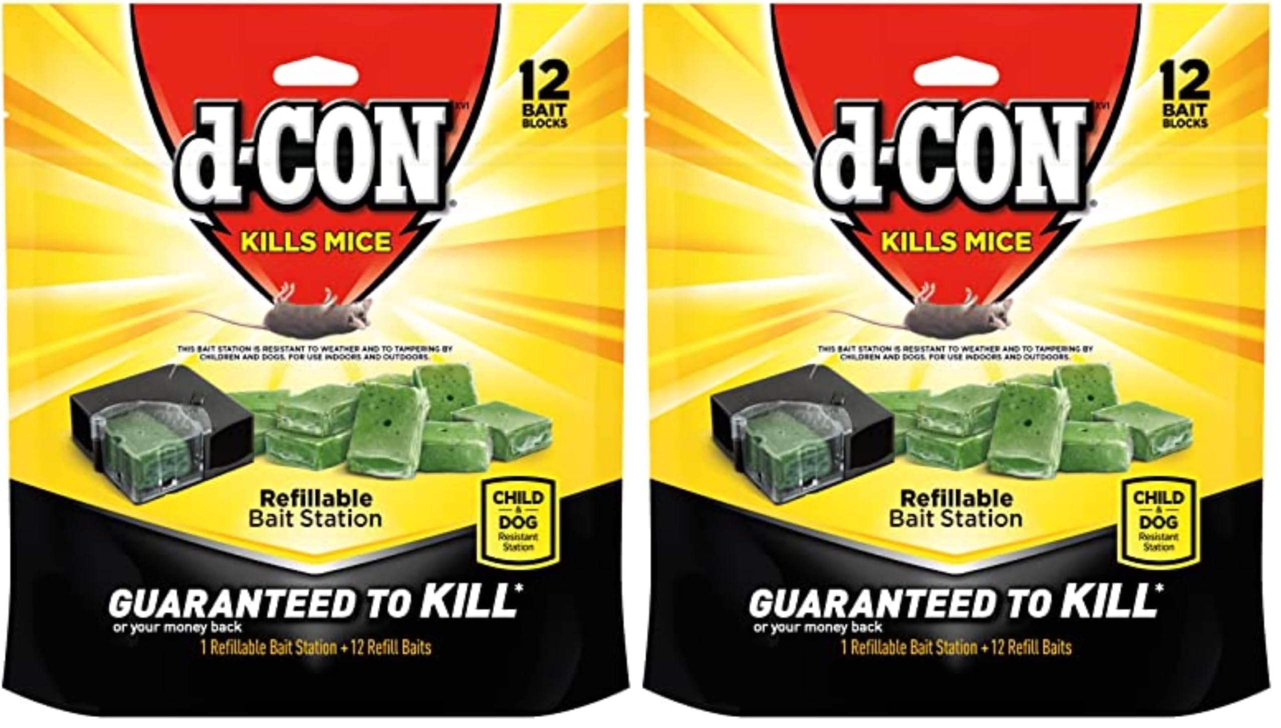 d-Con Mouse Bait Station - 18 Refills -16