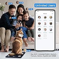 Vista 5 de Vitafit Smart Bathroom Scale for Body Weight, Weight Scale Professional Factory Since 2001, App Sync 13 Body Composition Analyzer BMI, Body Fat and