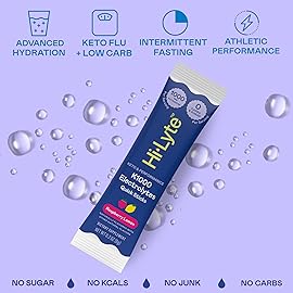 Hi-Lyte K1000 Electrolytes Powder Packets Raspberry Lemon, 30 Servings