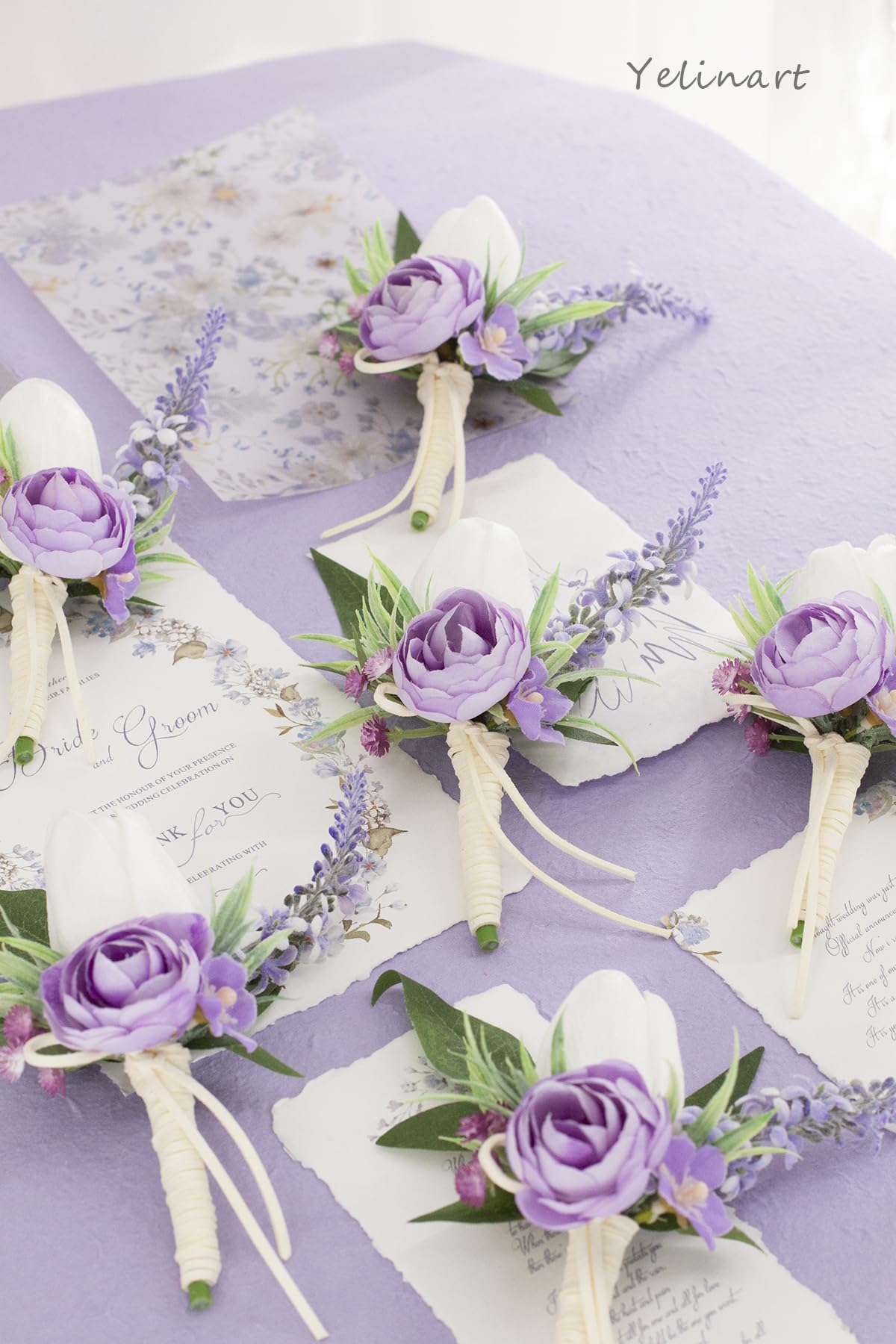 Corsage And Boutonniere Set Prom Ansofi Lavender Purple Corsage And  Boutonniere Set, Prom Artificial Flower Wrist Corsage Bracelets, Homecoming  Wristlet, Wedding Flowers Accessories Prom Suit Decorations Boutonniere For  Men, image size:1200x1800