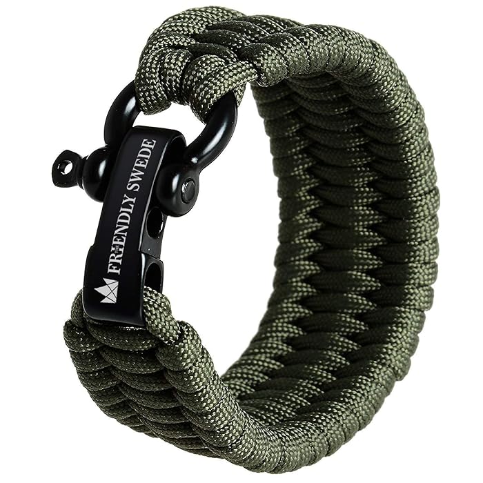 Buy (XL, fits 22cm 25cm wrists, Army Green) The Friendly Swede