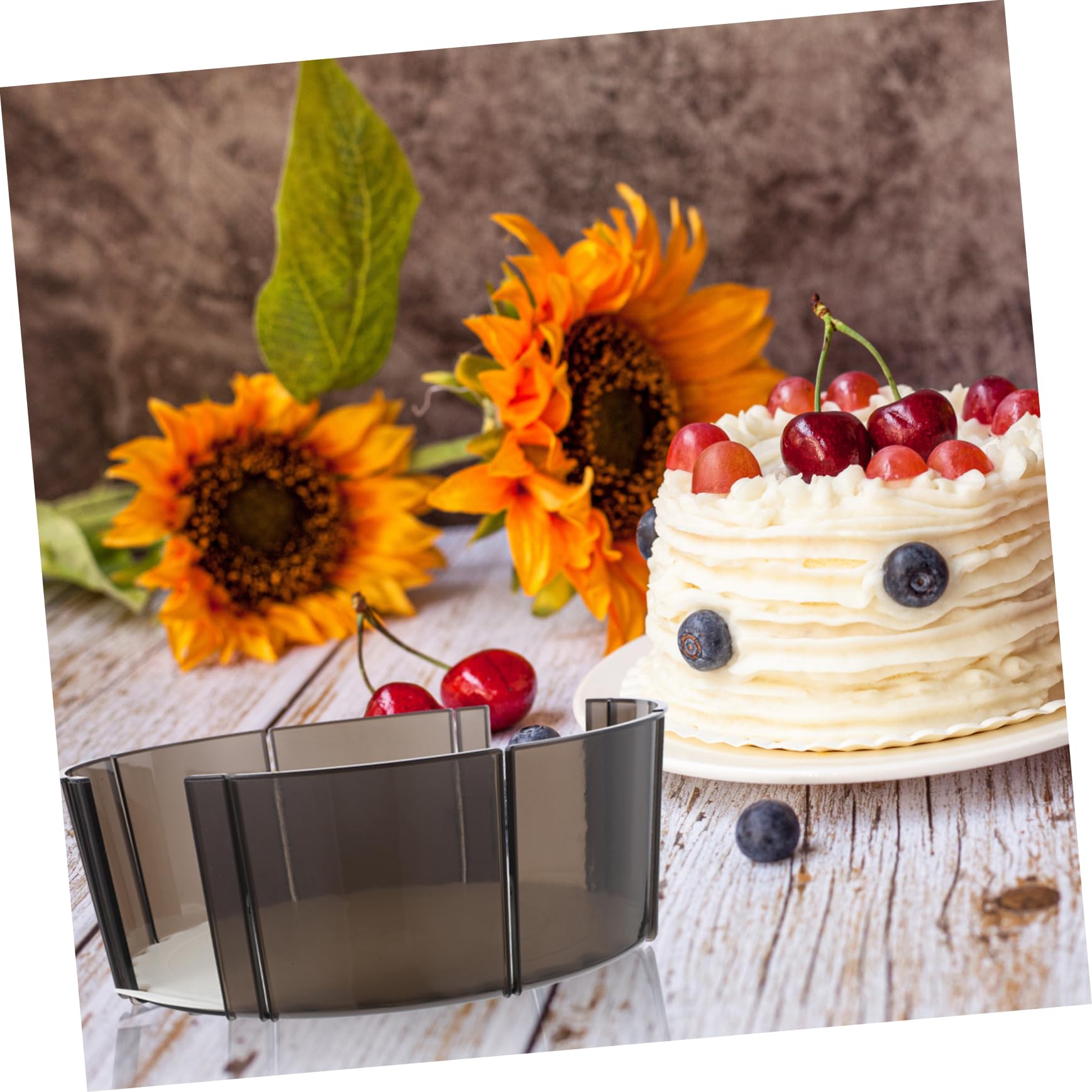 SOLUSTRE Professional Cake Slicer Tool Cake Decorating Serving Gadget for Uniform Slices