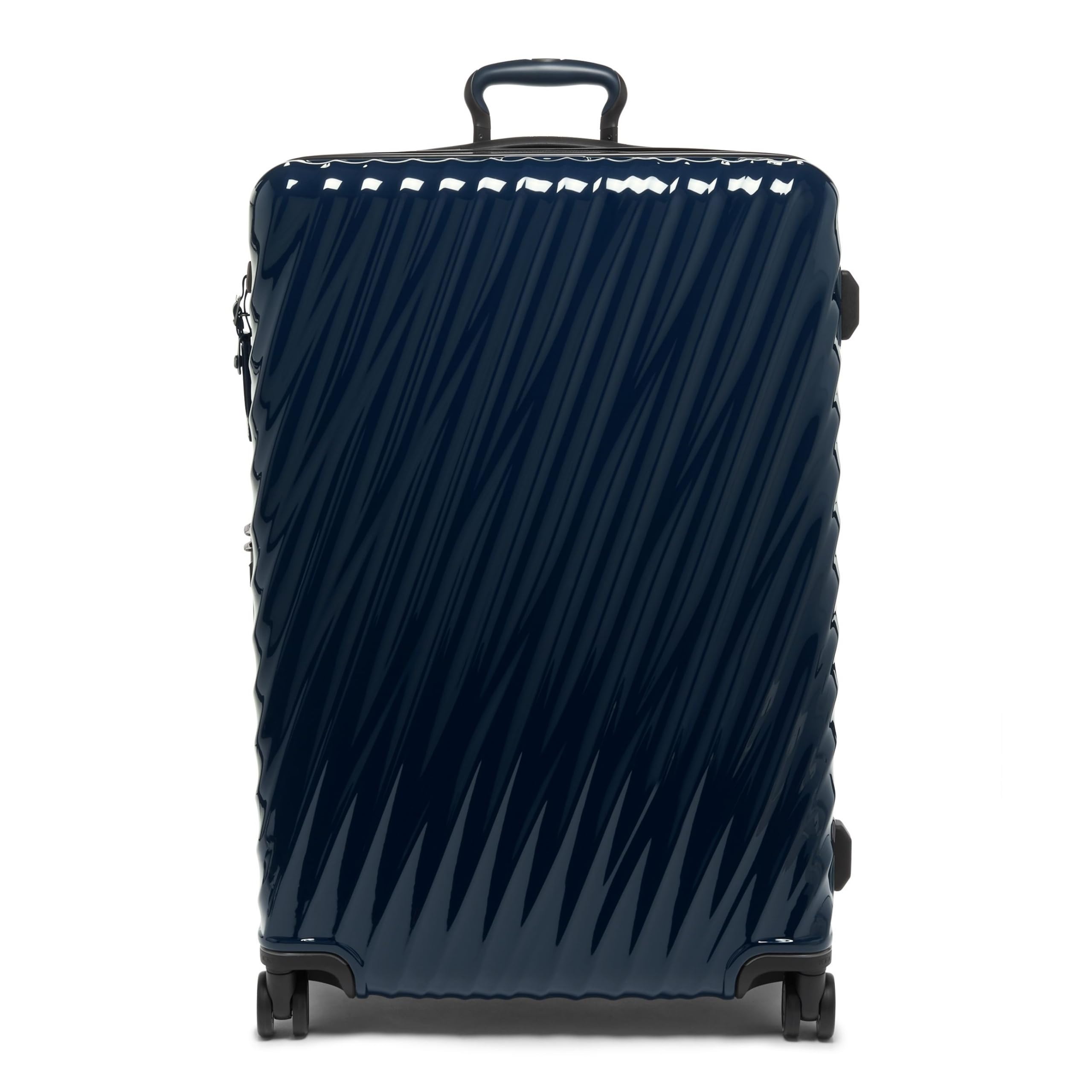 TUMI - 19 Degree Extended Trip Expandable 4 Wheel Packing Case - Durable Hard Shell Zipper Expansion Checked Bag - Suitcase - Navy