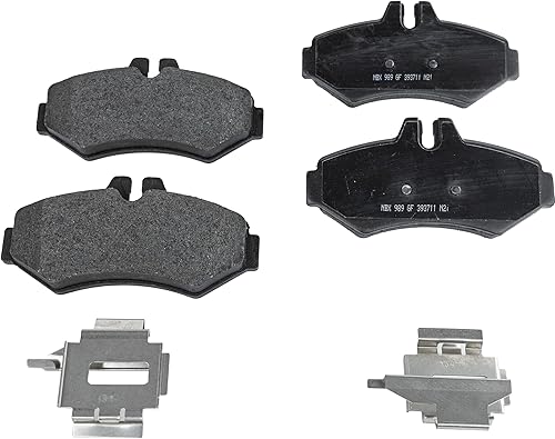 Miniatura 2 de Garage-Pro Frente y trasero orgánico - delantero semimetálicas - Juego de pastillas de freno de disco trasero de repuesto para Dodge Sprinter 2500