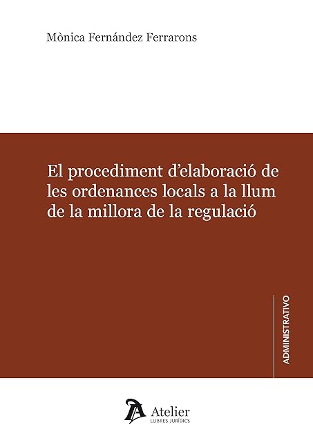 Portada de El Procedimient Delaboració de les Ordenances Locals a la Llum D e la
