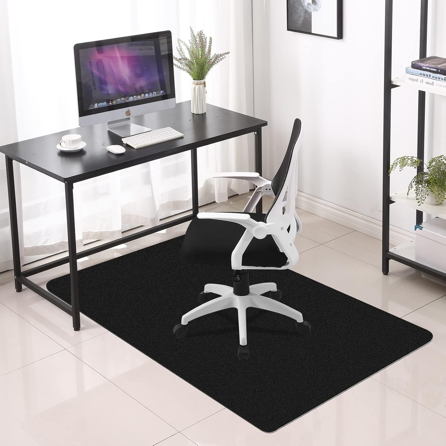 MTRACE Office Chair Mat 55"x 35" Hardwood Floor Protector Desk Chair Mat Computer Rolling Chair Mat Multi-Purpose Low-Pile : Office Products
