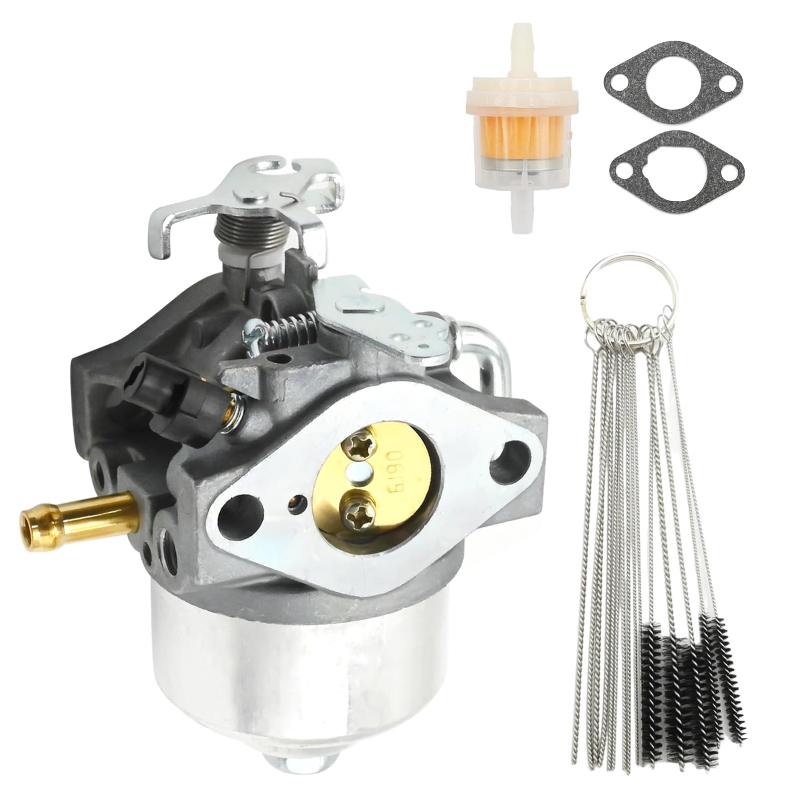 Anxingo AM122006 Kit de carburador, repuesto para motores John Deere 6X4 Worksite Gator, sustituye a 32256 32214 M113714