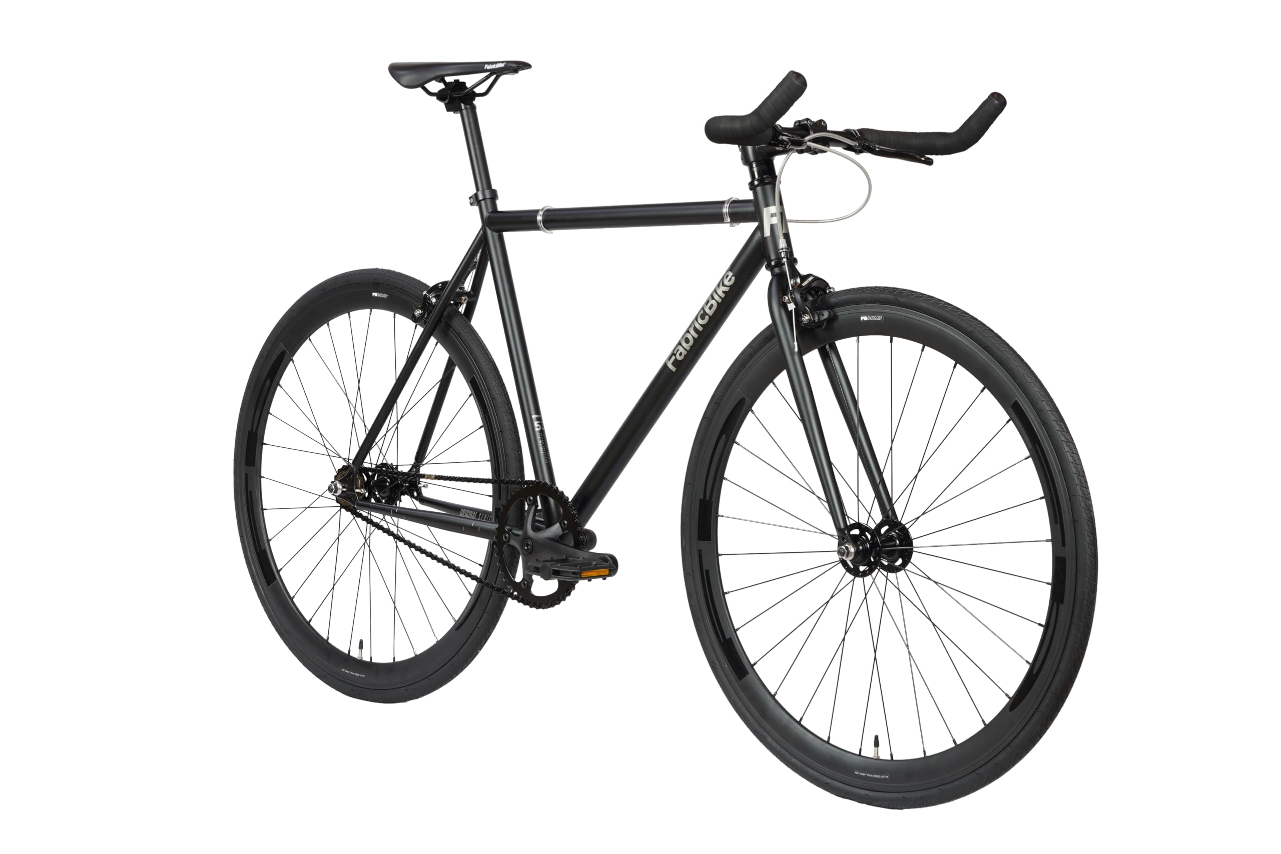 Bicicleta Fabric Bike – Original Collection, Hi-Ten de acero negro, Fixed Gear, Single Speed, Urban Commuter, 8 colores y 3 Tamaños, 10 kg