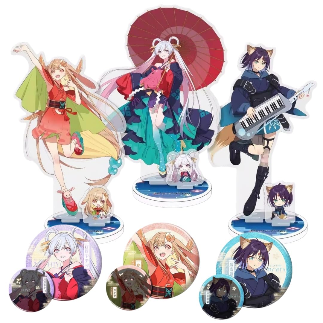 Amazon.co.jp: 超かぐや姫 グッズ かぐや 月見 ヤチヨ アクリル