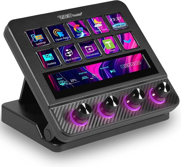 Patrocinado Patrocinado Estás viendo este anuncio según la relevancia del producto con tu búsqueda. Deja comentarios sobre el anuncio Macro Pad, plataforma de transmisión, controlador de stream, teclado de sonido, teclas programables USB para gamer y streamer, mezclador de audio para OBS, YouTube, escritorio de oficina, PC, Mac