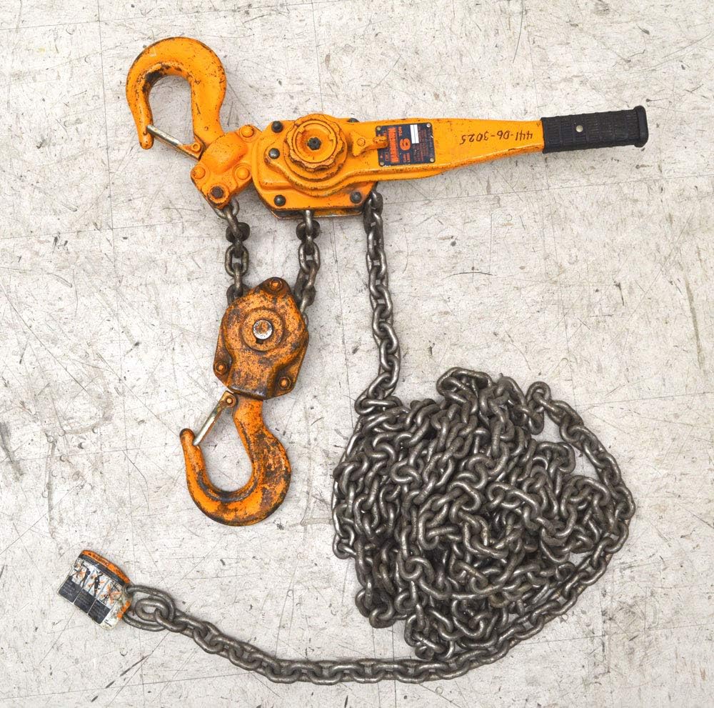 Harrington 6 Ton LB Lever Chain Hoist 5 Ft Lift LB060