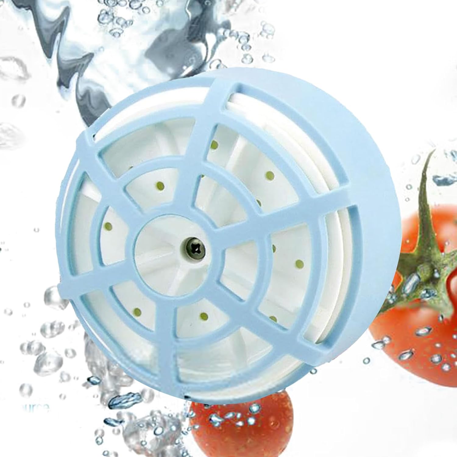 Fruit & Vegetable Washing Machine - Vegetable Machine Purifier, Waterproof Tool for Cleansing, Produce Sanitization Gear, Kitchen Hygiene Unit with Ion Purification, Food Preparation Tool for Rinsing