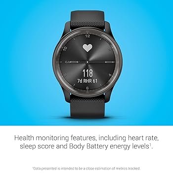 GARMIN VIVOMOVE 3/3S ブラック Amazon.com: Garmin vivomove Sport, Hybrid Smartwatch, Health