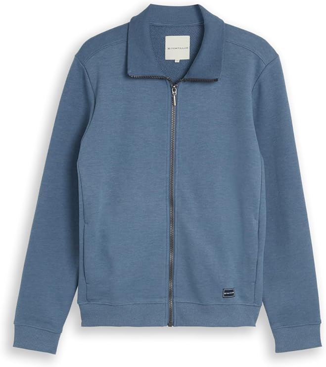 TOM TAILOR Men's Basic Sweat Jacket