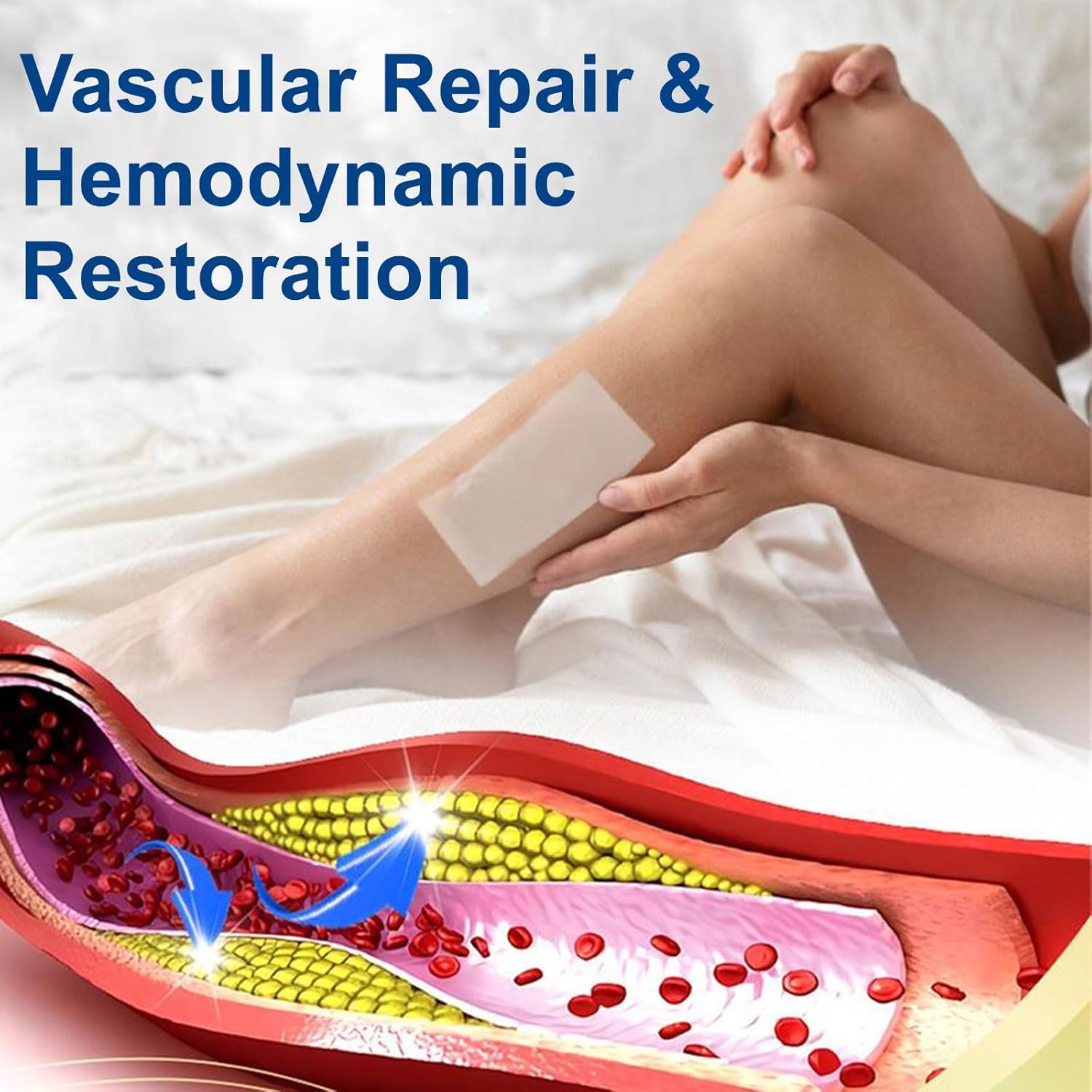 GFOUK Vein Target Microneedle Patch, 2026 Advanced Varicose Veins Treatment for Legs, Gfuel VeinTarget Varicose Veins Patch, Natural Ingredients Leg Treatment for All Skin Types