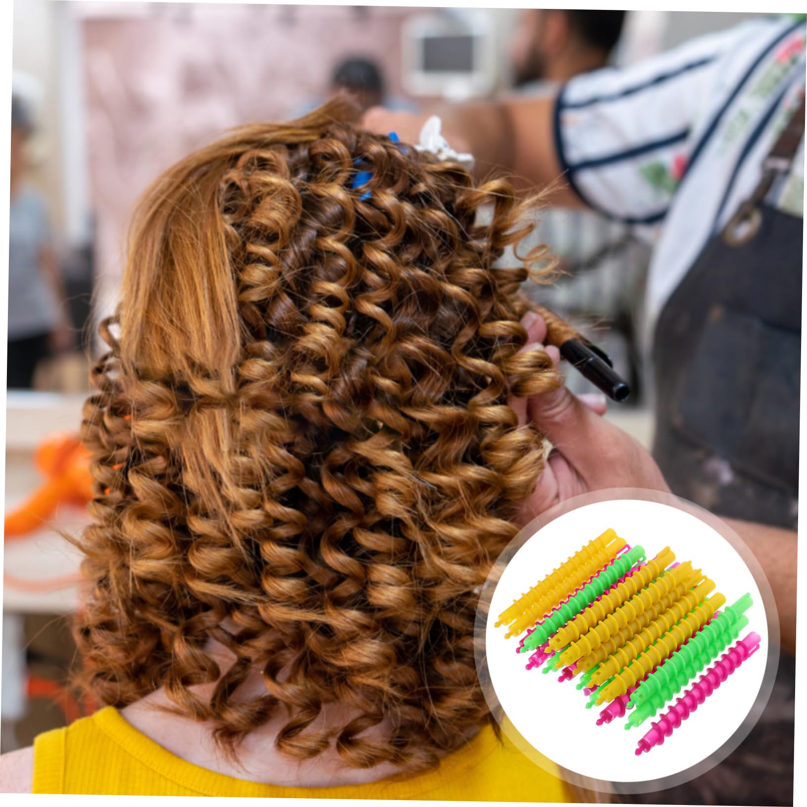 Varillas Abs de Piezas Cabello para Permanente Espiral 100 Salón