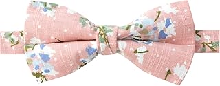 Men's Cotton Floral Printed Bow Tie - Buy now