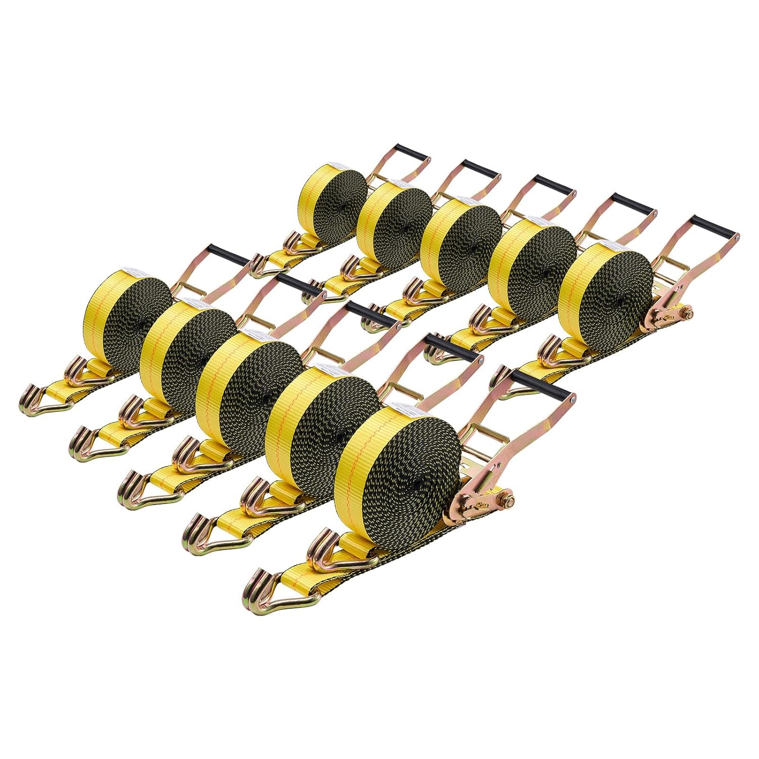 VEVOR Ratchet Straps 2"x30 Ft Double J Hook – 10000 Lbs view 8