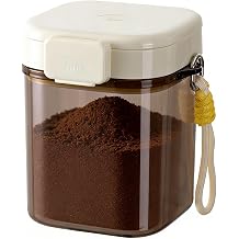 Tritan Coffee Storage Container - | BPA-Free | Dark-Colored UV-Protected | Triple-Seal | Layered Storage | Easy to Carry and Clean| - Kitchen Food Storage Jar Travel Container 27, Fluid Ounces