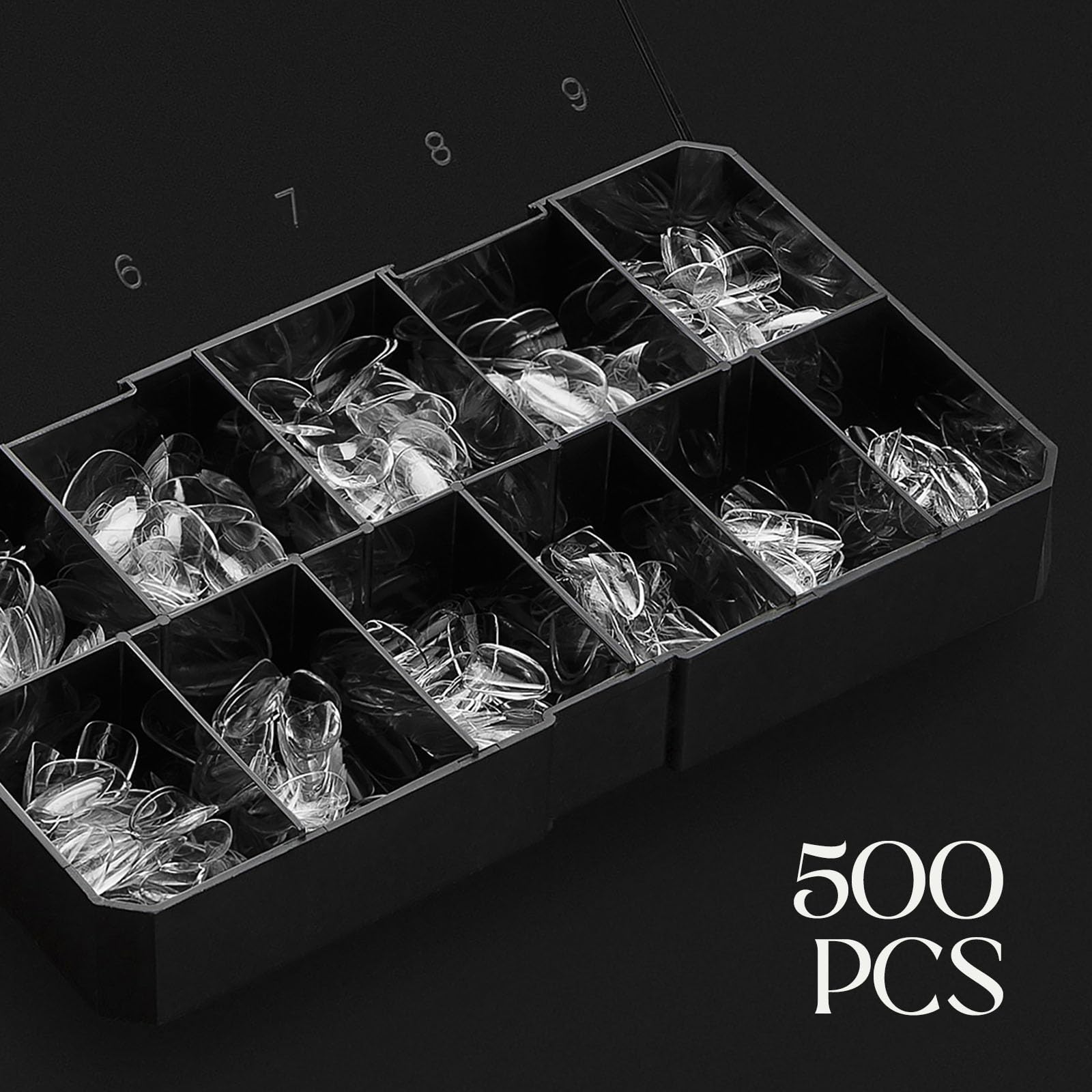 Amazon | Apres Gel-X ナチュラルラウンドチップボックス | 500ピース