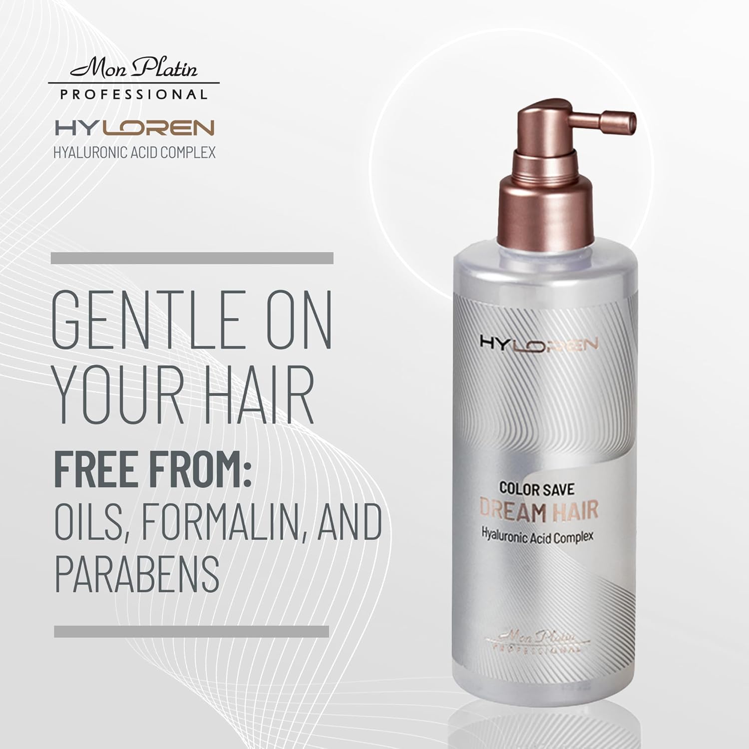 Mon Platin Black Caviar Hair Cream & HYLOREN Dream Blow Dry Hair Spray Bundle - Nourishing Styling Cream for Smooth & Shiny Hair, Heat Protection, Frizz Control, 400ml & 250ml - Image 5