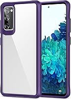Vista 51 de HOOMIL Funda para Samsung Galaxy S20 de 6.2 pulgadas, no amarillea, protección contra caídas, carcasa trasera dura transparente antiarañazos