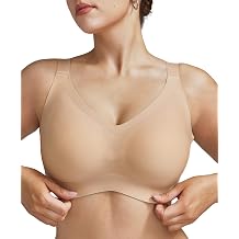 Minimizer Bras for Women Full Coverage Wireless Plus Size Seamless Bralette Removable Pads Adjustable Comfort 32A-42E