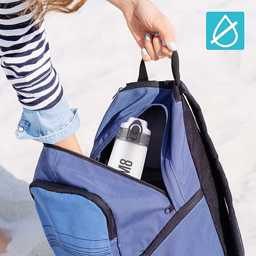 Miniatura 5 de HYDRATEM8 - Botella de agua deportiva motivacional activa con marcas de tiempo, sin BPA, botella de bebidas, 32 onzas - esmerilado