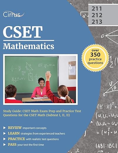 Amazon.com: CSET Mathematics Study Guide: CSET Math Exam Prep and ...