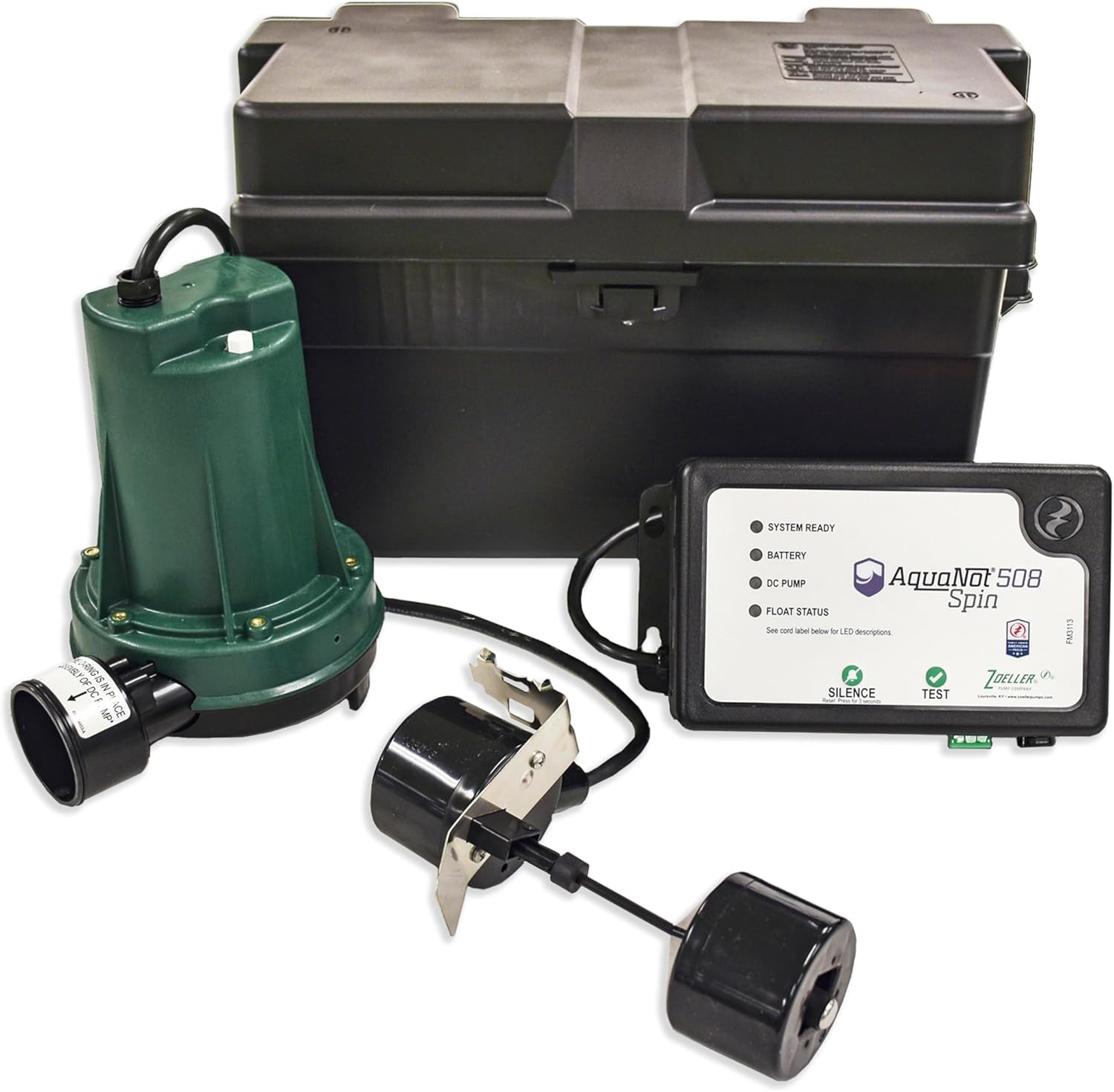 Zoeller 508-0005 Aquanot 508 Battery Back-Up System