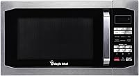 Vista 7 de Magic Chef Horno microondas compacto de encimera, 1,000 vatios, blanco, 1.1 pies cúbicos - Electrodoméstico de cocina digital con cocción de un solo