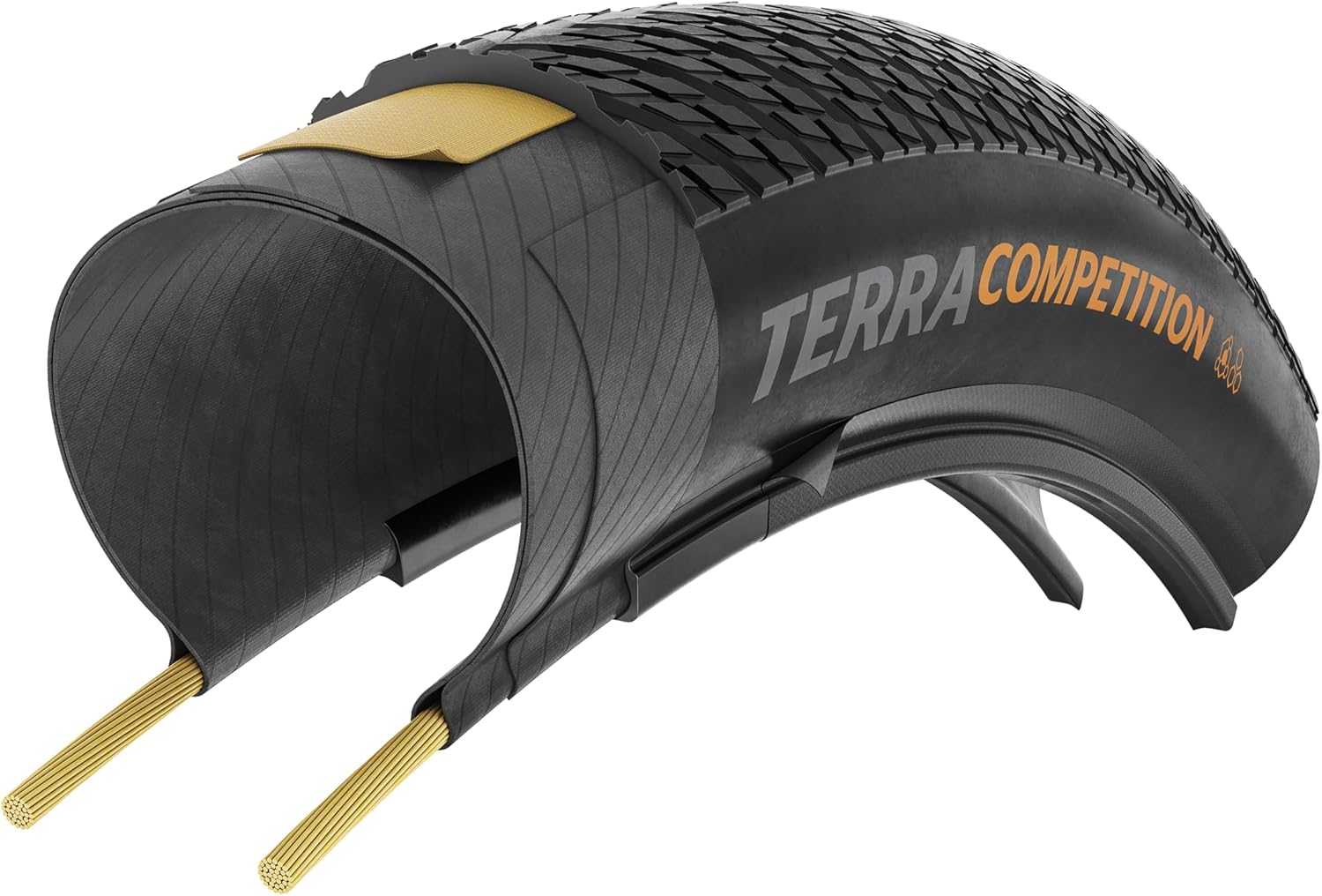 Continental Terra Competition - Black - Tubeless Gravel Bike Tire | Blur the Line Between Road & Gravel - E25 Ebike Rated -