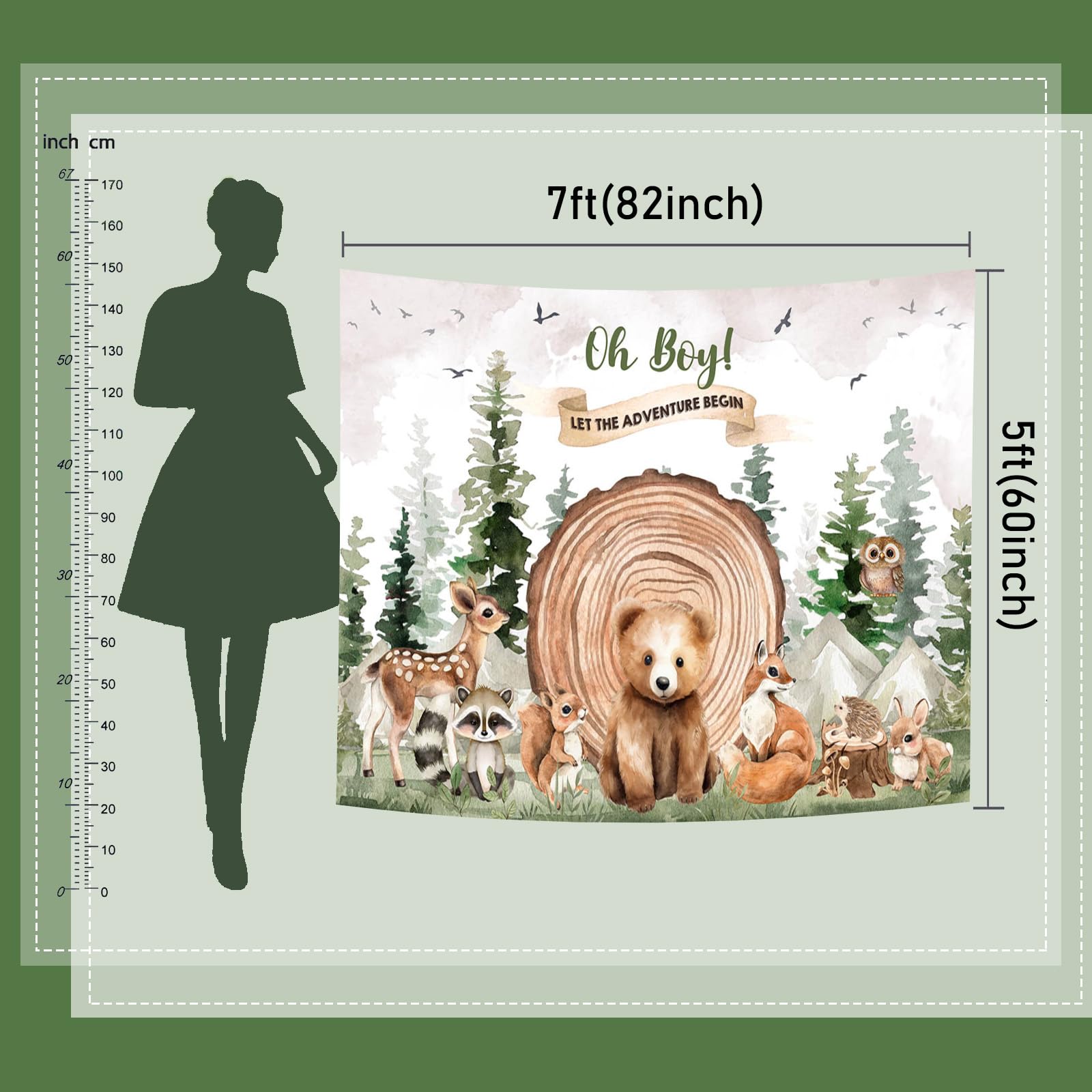 Let The Adventure Begin Baby Shower Invitation Bundle, Adventure Awaits Editable Invitation