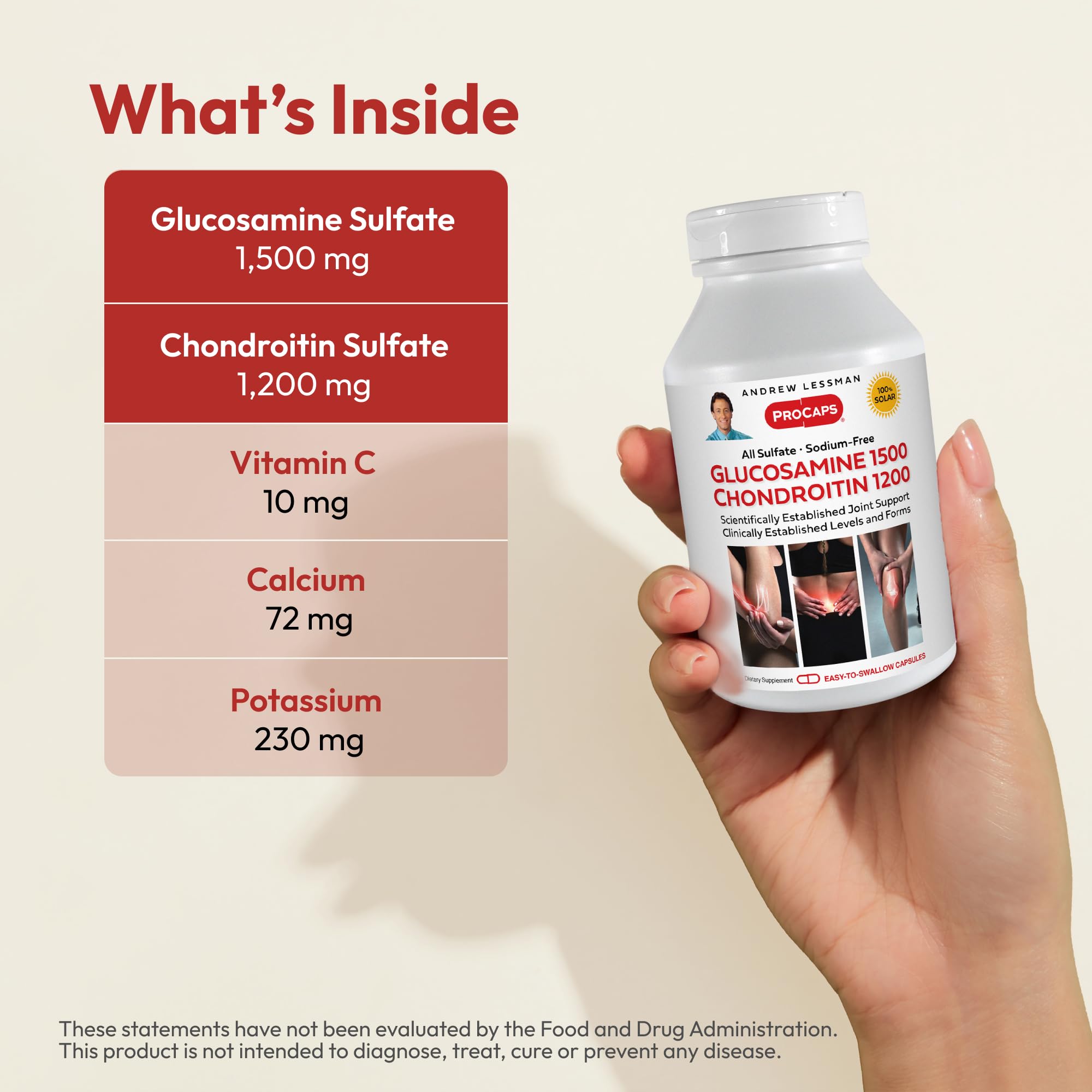 Andrew Lessman Glucosamine 1500 Chondroitin 1200-600 Capsules — Amazon image 4