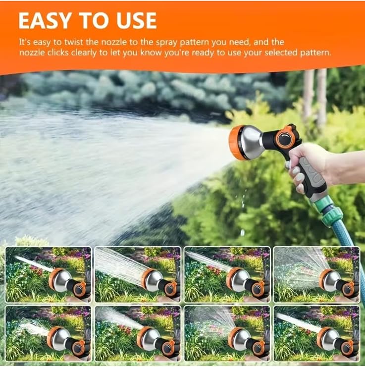 Transformacion Profesyonel 8 Modelli Metal Basınçlı Sulama Tabancası Seti | Ayarlanabilir Jet, 7430000722523
