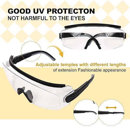 Vista 16 de Pegamento de extensión de pestañas UV de 0.1 fl oz, pegamento de pestañas extra fuerte, pegamento de pestañas UV, 20 almohadillas de doble ojo