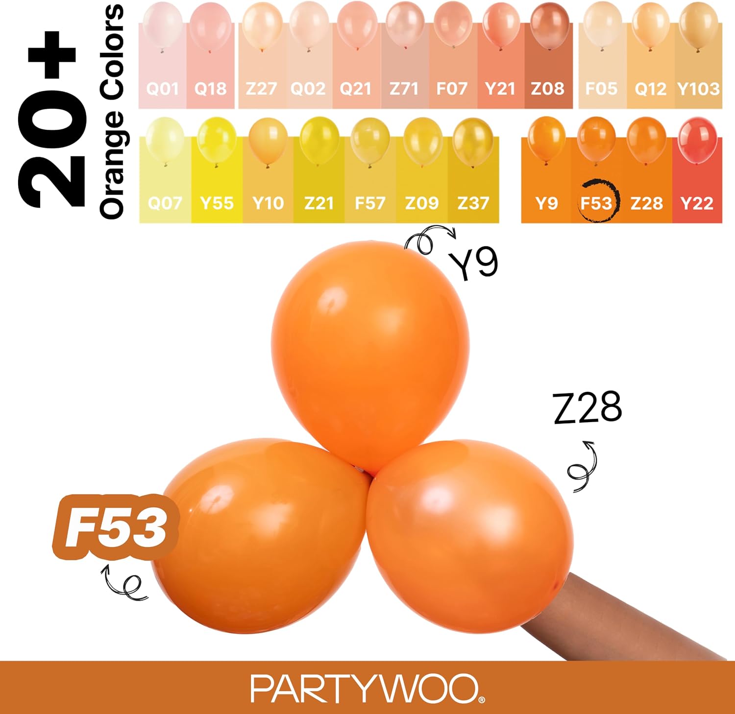  Burnt Orange Balloons 50pcs Terracotta Fall Color 12 Inch thumbnail