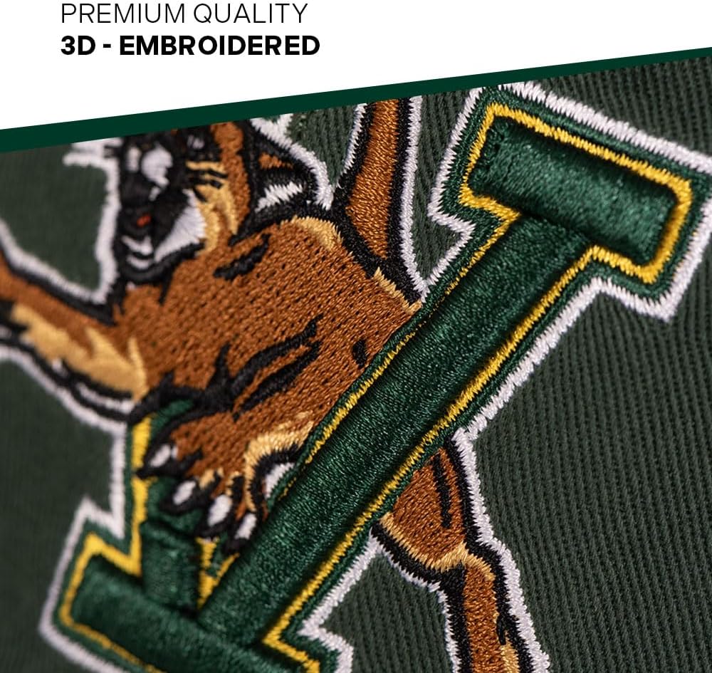 Desert Cactus University of Vermont Baseball Hat UVM Catamounts Brimmed Embroidered Hats Cap Adjustable Cloth Strap Adult