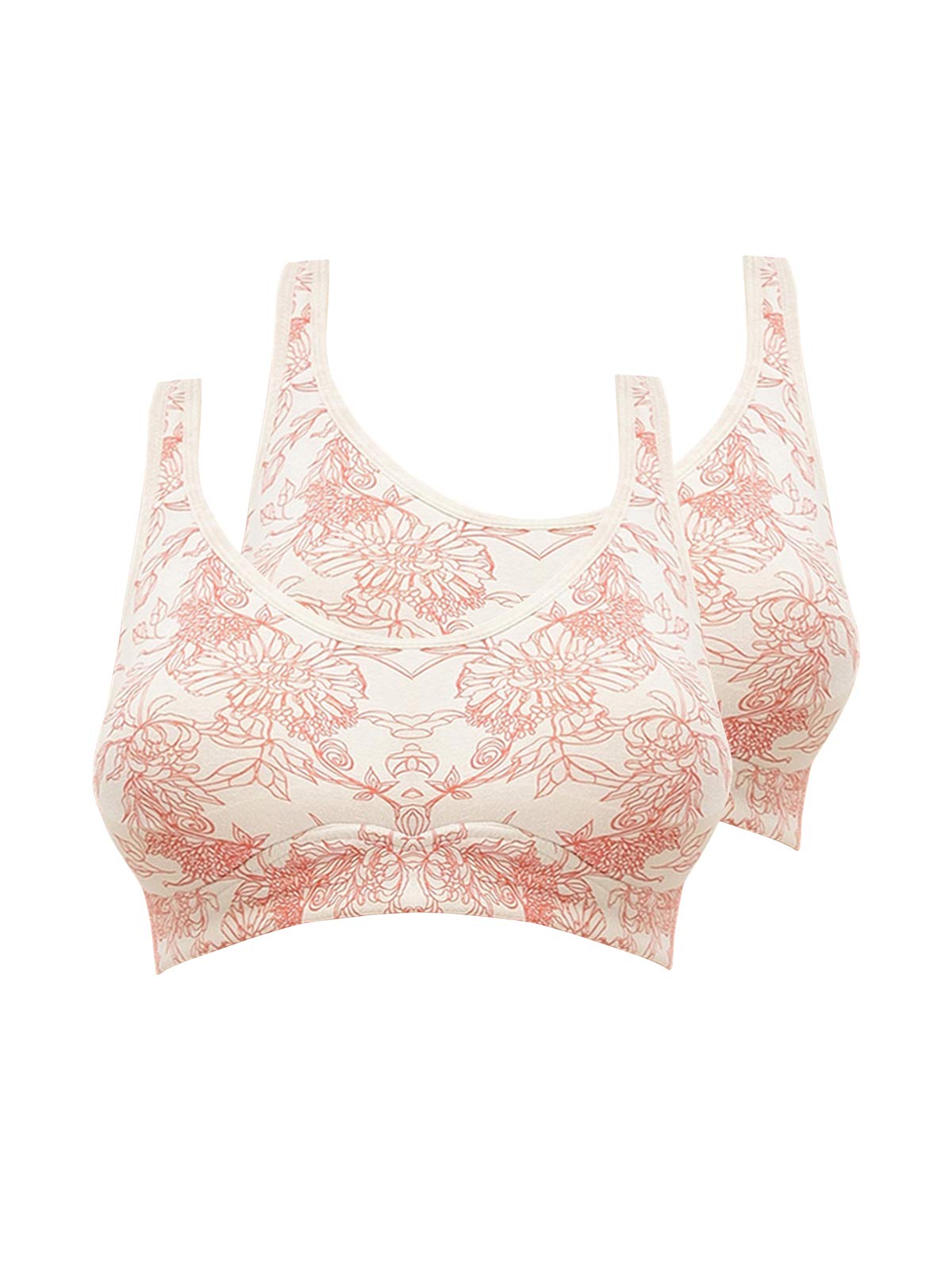 Bra Made with Organic Cotton and Bamboo I Full Coverage Minimizer Bra for Women Without Padding I Wire Free Innerwear for Women with Broad Strap-image-32