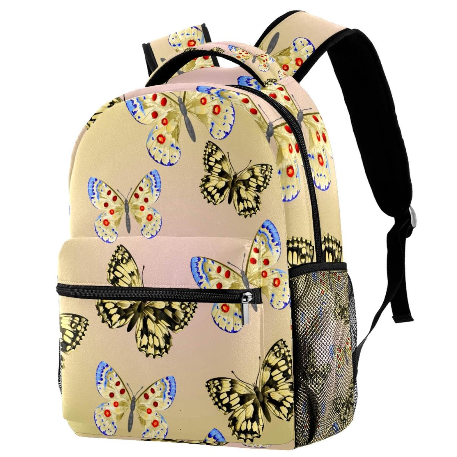 Sac à dos classique papillon confortable pour soulager le dos de l'ado