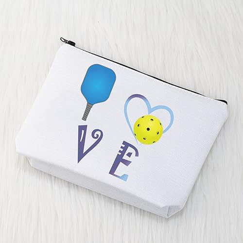 Miniatura 7 de CMNIM Regalos de pickleball Bolsa de maquillaje para jugadores de pickleball regalos para amantes del pickleball regalos de amor Pickleball bolsa de