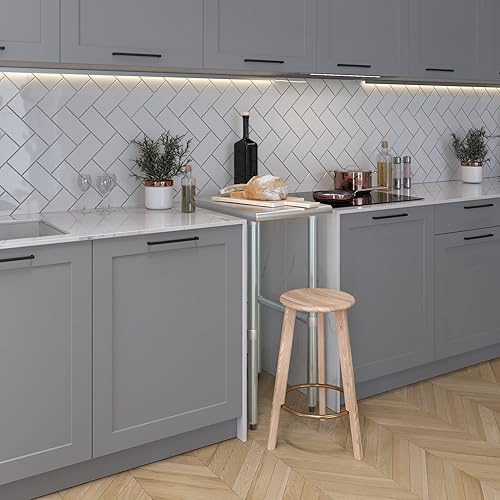 Vista 52 de Mesa de trabajo de acero inoxidable AmGood