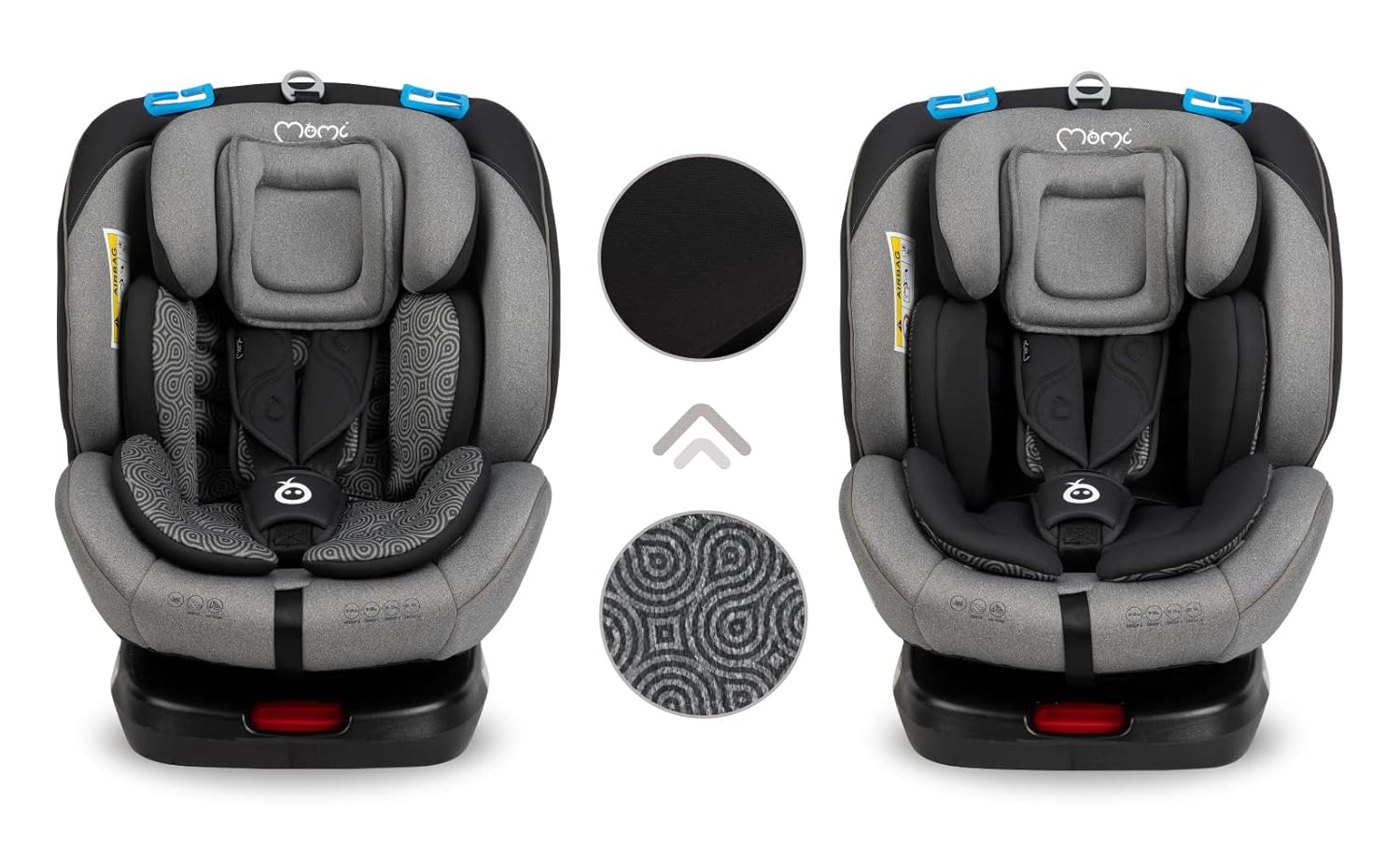 Dimensions of the MoMi TORDI car seat