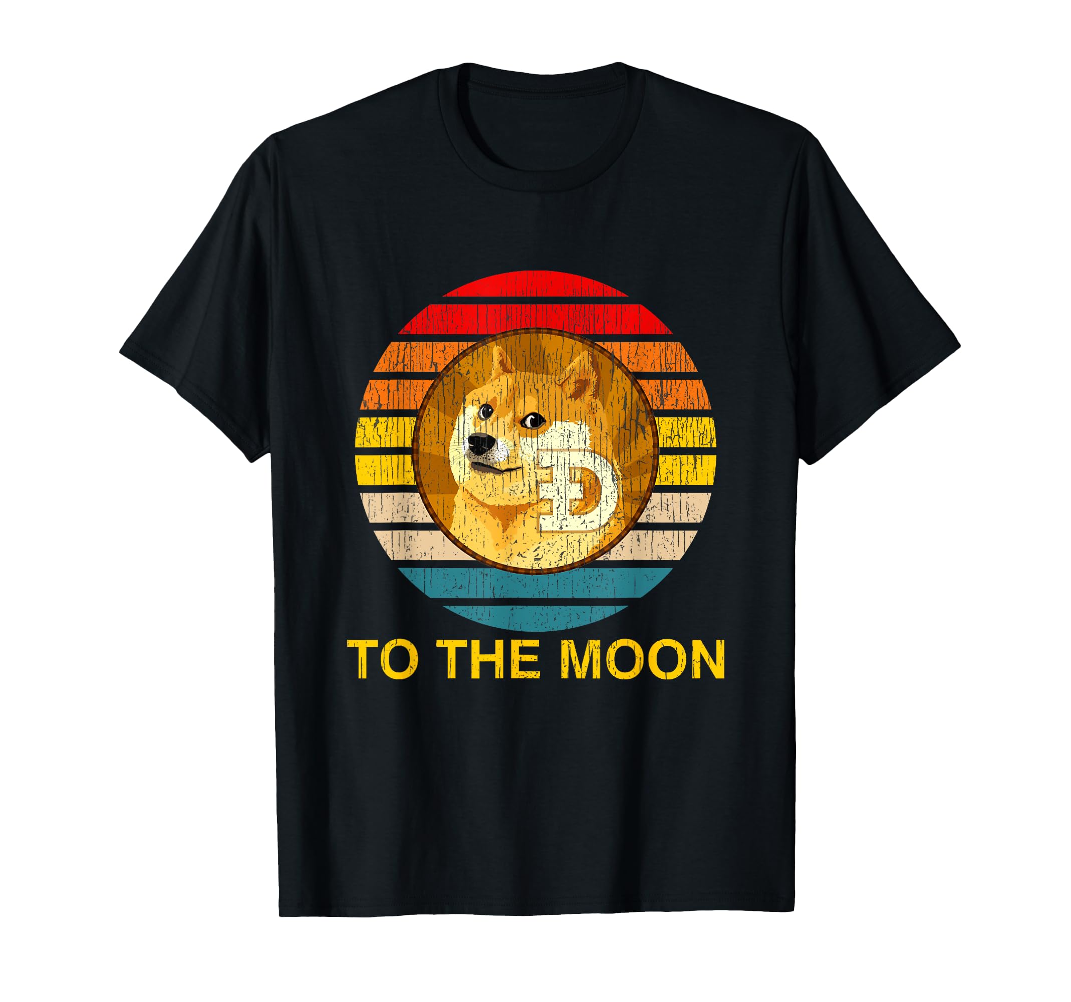 Dogecoin Logo Shirt Doge to the Moon T-Shirt