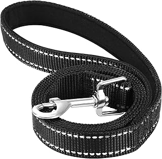 Coptiner Reflektierende Hundeleine Nylon Langlebige Trainingsleine Heavy Duty Hund mit Metallverschlüssen für Bergsteigen Gehen Haustier Hundezubehör with Metal Clasps product image